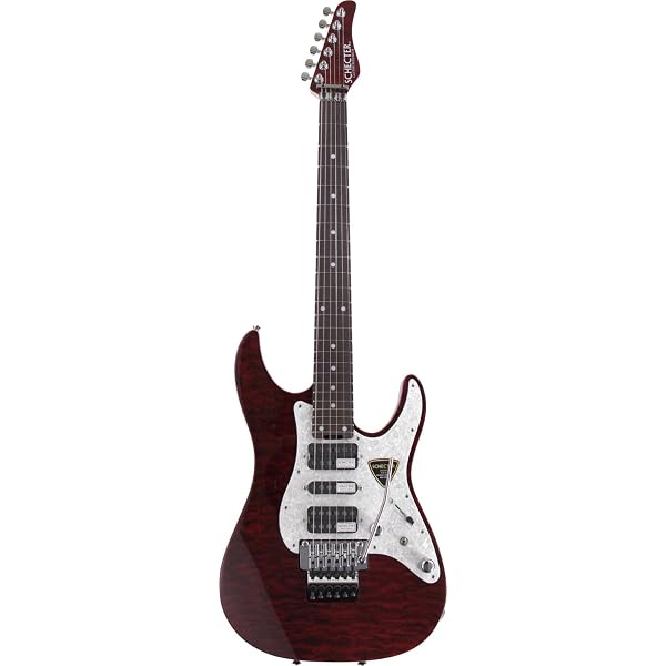 Amazon.co.jp: Schecter SD-2-24-AL BLU/R Electric Guitar : Musical